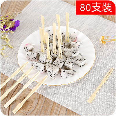 biodegradable Reusable Mini Food Bamboo Party Forks in bulk