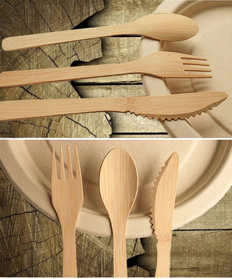 140 Mm Size Envirommentally Bamboo Spoon Natural Color For Restaurants Home And Kitchen