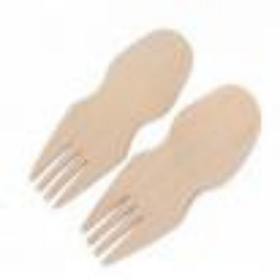 90 Mm Mizi Size Reusable Biodegradable Bamboo Fork For Food Eating Utensils  For Restaurants Hotels