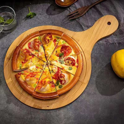 315 M Environmentally Friendly Bamboo Pizza Plate With Round Shape For Pizza Baking Food Cake