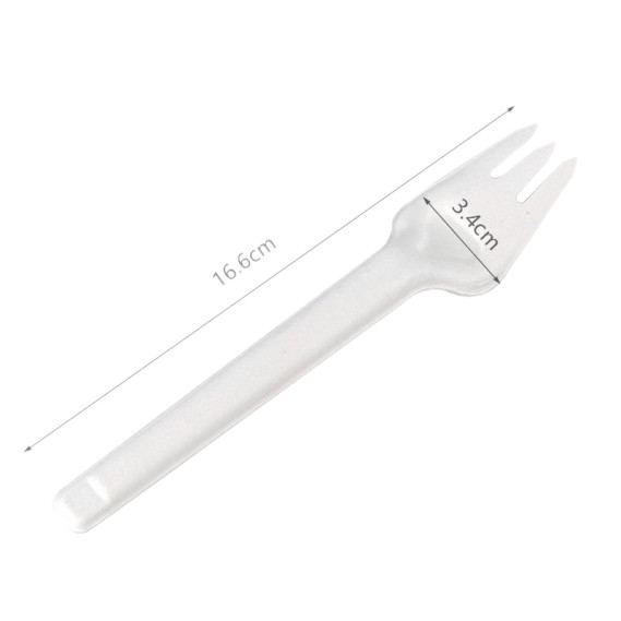 6.5'' Compostable Cutlery Sugarcane Bagasse Eco Friendly Disposable Forks 1000 Count